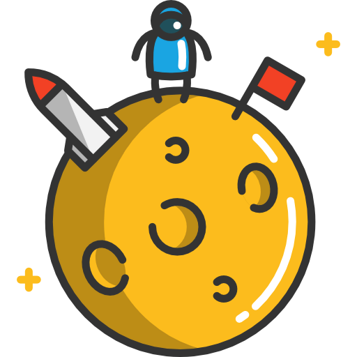 Man on the moon icon