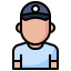 Baseball player icon 64x64