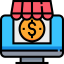 Online shop icon 64x64