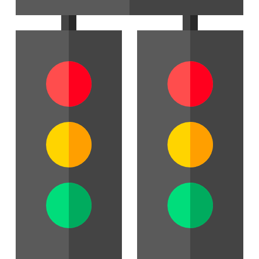 Traffic light icône
