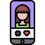 Dating app icon 64x64