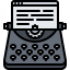 Typewriter icon 64x64