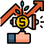 Growth chart icon 64x64