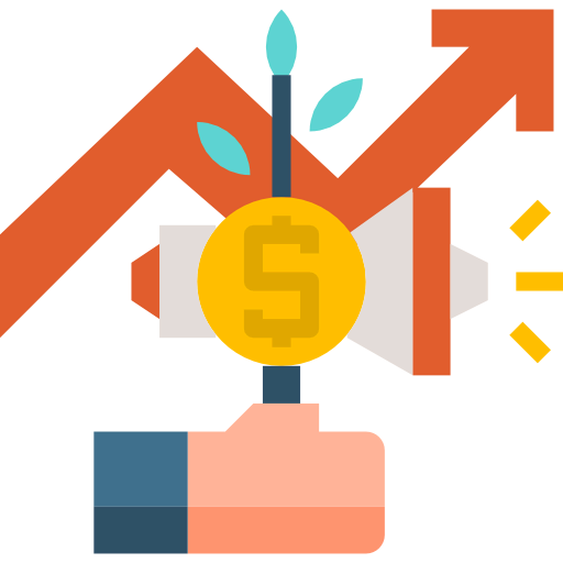 Growth chart icon