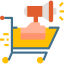 Shopping cart icon 64x64