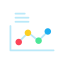 Line chart icon 64x64