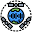 Sound waves icon 64x64