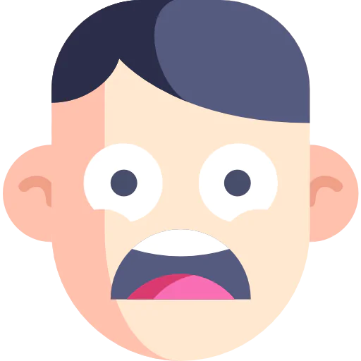 Scared icon