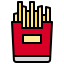 French fries Ikona 64x64