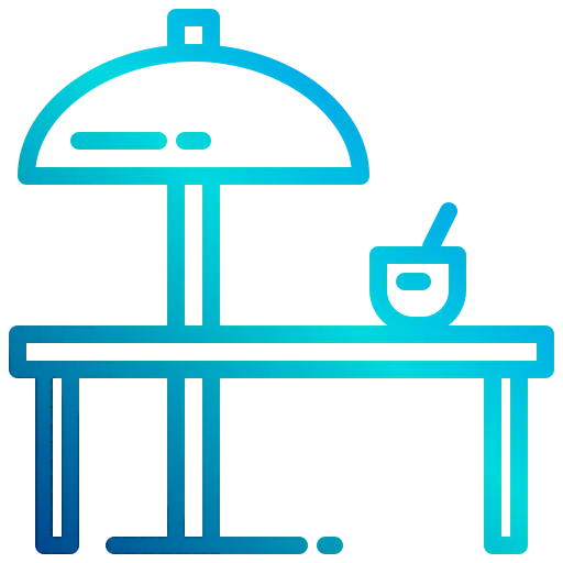 Picnic table icon