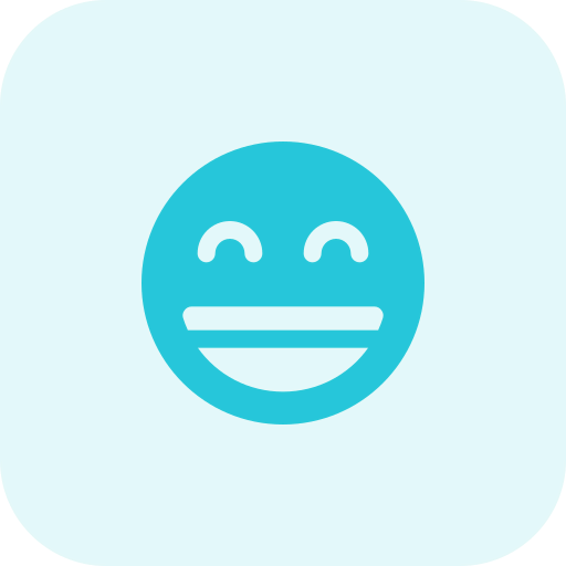 Grinning icon