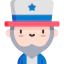 Uncle sam 图标 64x64