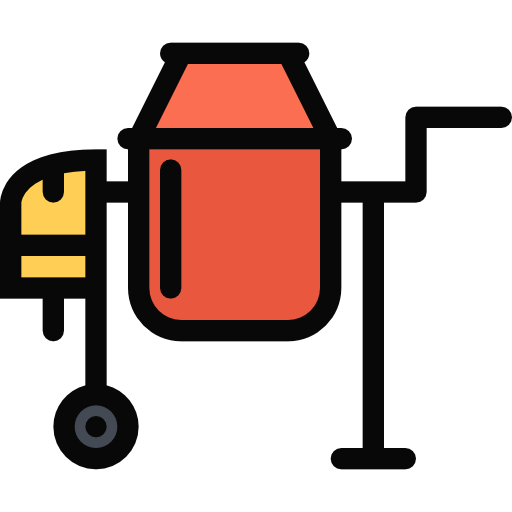 Concrete mixer icon