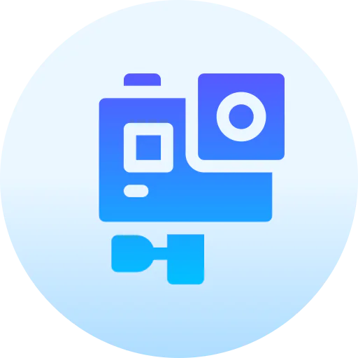 Action camera biểu tượng