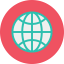 Globe grid icône 64x64