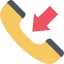 Incoming call icon 64x64