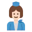 Air hostess Symbol 64x64