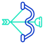 Bow and arrow icon 64x64