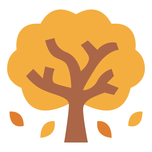 Autumn tree ícono