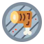 Chicken leg icon 64x64