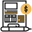 Balance sheet icon 64x64
