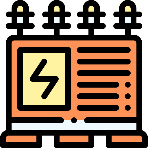 Electric generator icon