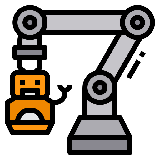 Robotic arm icône