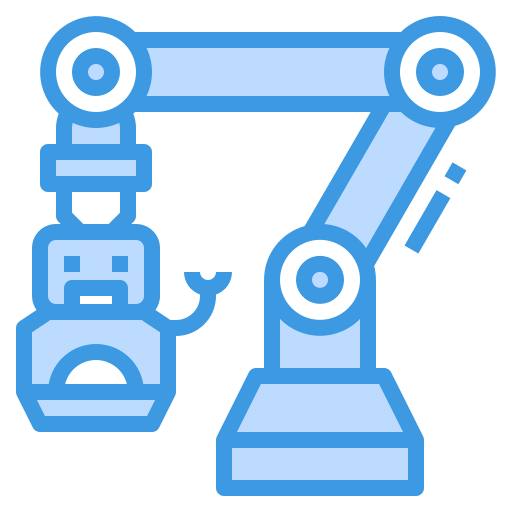Robotic arm icon