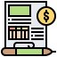 Balance sheet icon 64x64