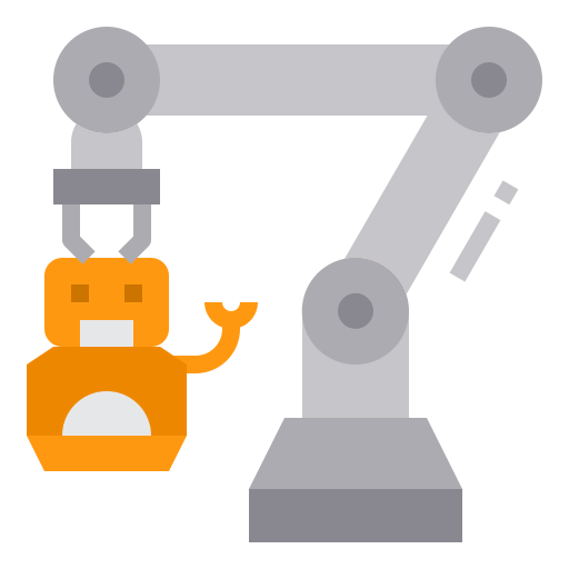 Robotic arm icon