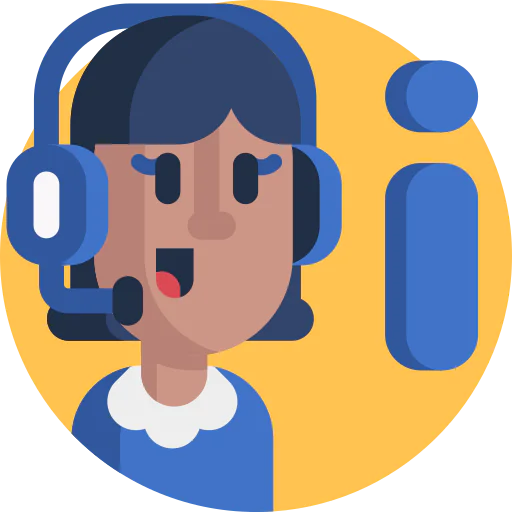 Call center agent icon