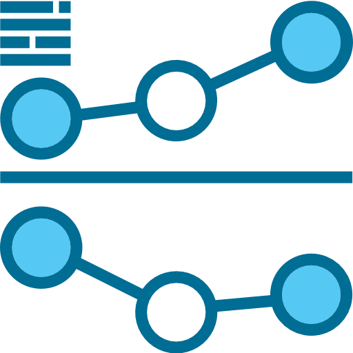 Line chart icon