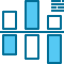 Bar chart icon 64x64