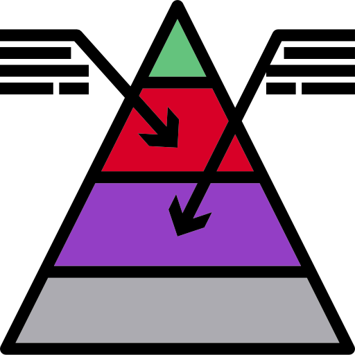 Pyramid chart アイコン