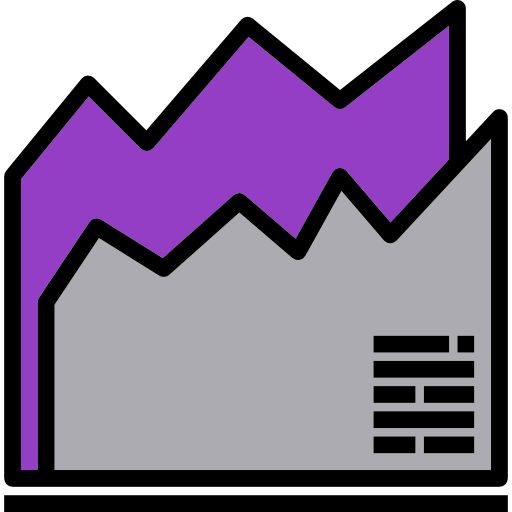 Line chart icon