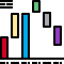 Bar chart icon 64x64