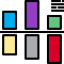 Bar chart icon 64x64
