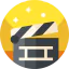 Clapperboard icon 64x64