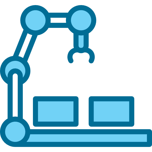Robot arm icon