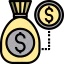 Money bag icon 64x64
