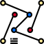 Line chart icon 64x64