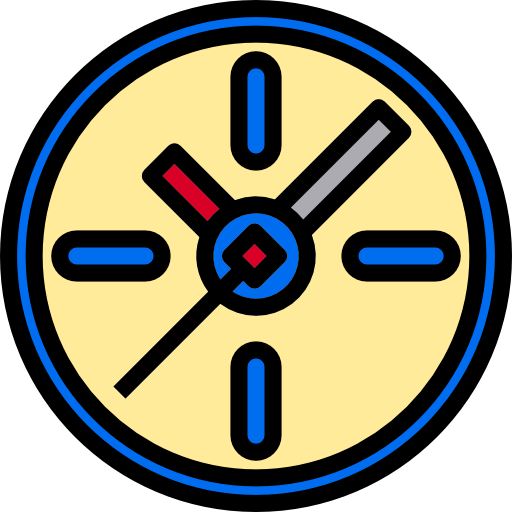 Wall clock icon