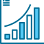 Bar chart icon 64x64