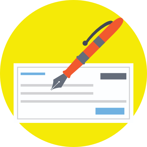 Cheque icon