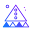 Треугольники иконка 64x64