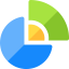 Pie chart icon 64x64