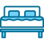 Double bed icon 64x64