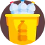Plastic bin biểu tượng 64x64