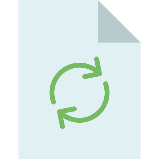 Recycled paper icon
