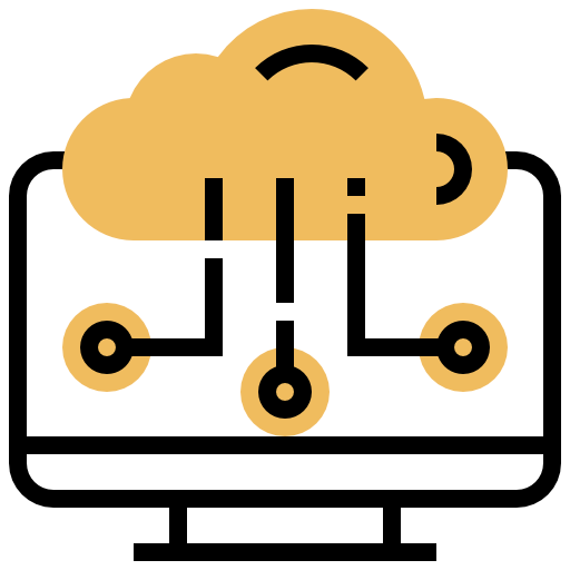 Cloud computing icon